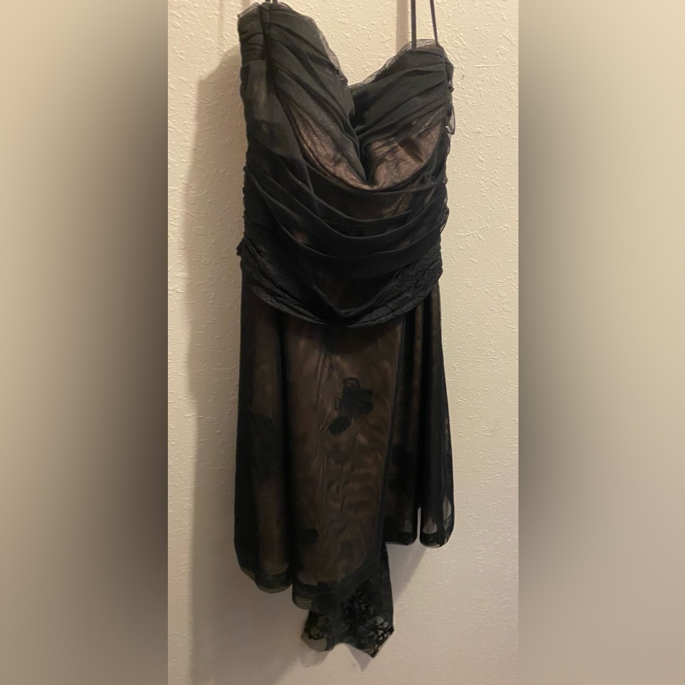 BCBG Black‎ Cocktail Dress Strapless Dress Size 4